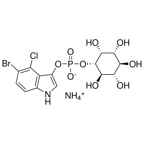 5-Bromo-4-chloro-3-indolyl-myo-inositol 1-phosphate ammonium salt