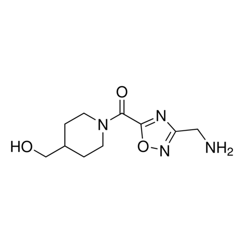 (1-{[3-(Aminomethyl)-1,2,4-oxadiazol-5-yl]carbonyl}-4-piperidinyl)methanol