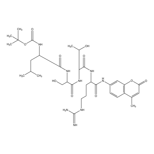 Boc-Leu-Ser-Thr-Arg-7-amido-4-methylcoumarin