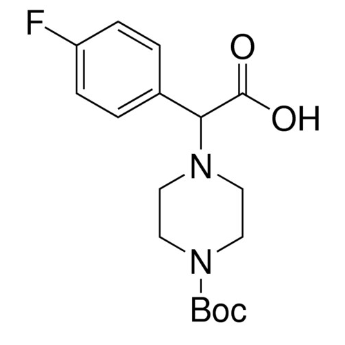 2-(4-Boc-哌嗪)-2-(4-氟苯基)乙酸