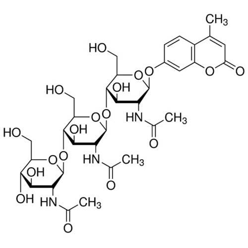 4-甲基伞形酮β-D-N,N',N''-三乙酰壳三糖苷