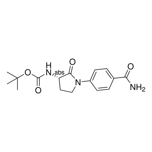 tert-Butyl (3S)-1-[4-(aminocarbonyl)phenyl]-2-oxo-3-pyrrolidinylcarbamate