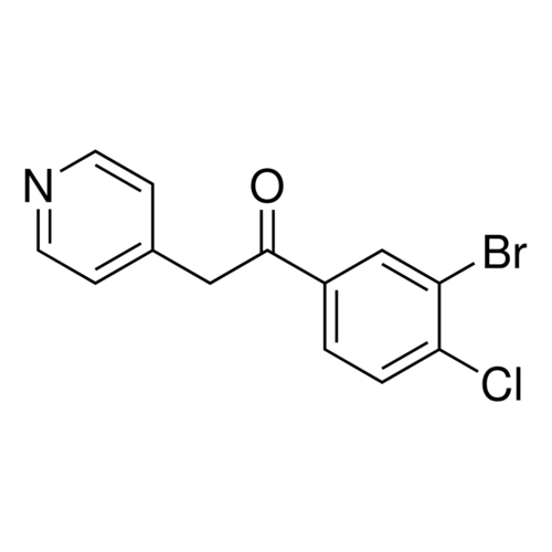 1-(3-Bromo-4-chlorophenyl)-2-(pyridin-4-yl)ethan-1-one