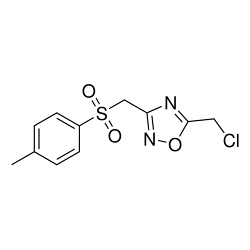 5-(Chloromethyl)-3-{[(4-methylphenyl)sulfonyl]methyl}-1,2,4-oxadiazole