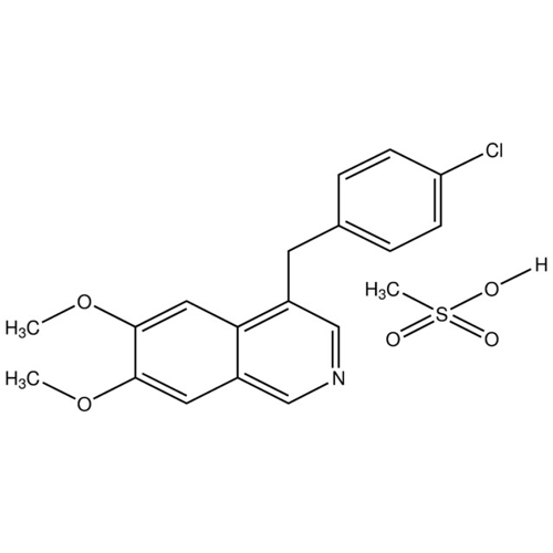 4-(4-Chlorobenzyl)-6,7-dimethoxyisoquinoline methanesulfonate