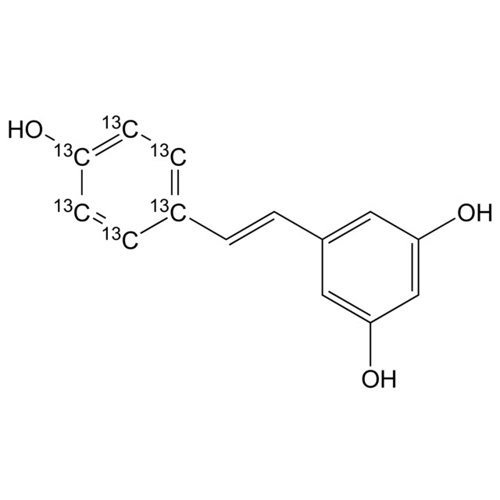 白藜芦醇-(4-羟基苯基-13C6)