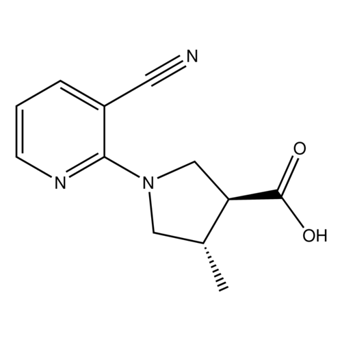 (3S,4S)-1-(3-Cyano-2-pyridinyl)-4-methyl-3-pyrrolidinecarboxylic acid