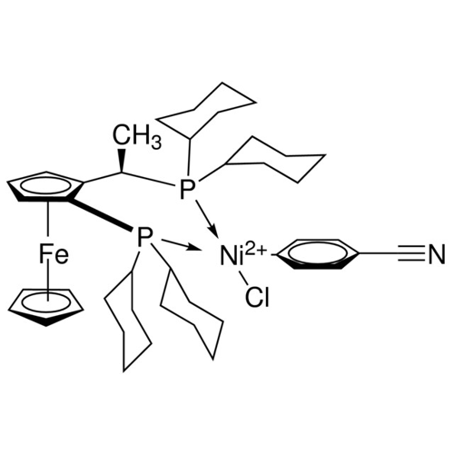 氯(4-氰基苯基)[(R)-1-[(S)-2-(二环己基膦基)二茂铁基]乙基二环已基膦]镍(II)