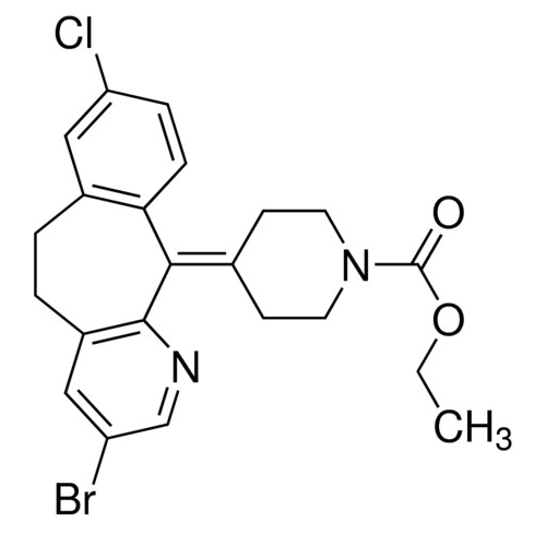 Ethyl 4-(3-bromo-8-chloro-5,6-dihydro-11H-benzo[5,6]cyclohepta[1,2-b]pyridin-11-ylidene)piperidine-1-carboxylate