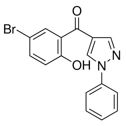 (5-溴-2-羟基苯基)-(1-苯基-1H-吡唑-4-基)酮