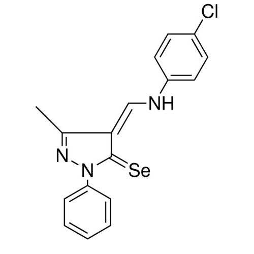 4-((4-CL-PHENYLAMINO)-METHYLENE)-5-METHYL-2-PHENYL-2,4-DIHYDRO-PYRAZOLE-3-SELONE