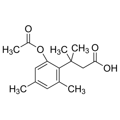 3-（2-乙酰氧基-4,6-二甲基苯基）-3-甲基丁酸