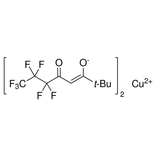 双(6,6,7,7,8,8,8,-七氟-2,2-二甲基-3,5-辛二酮酸)铜