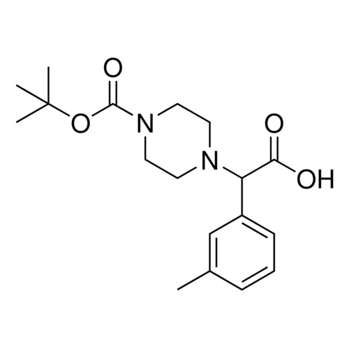 [4-(tert-Butoxycarbonyl)-1-piperazinyl](3-methylphenyl)acetic acid