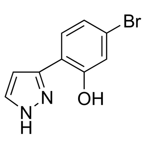 5-Bromo-2-(1H-pyrazol-3-yl)phenol