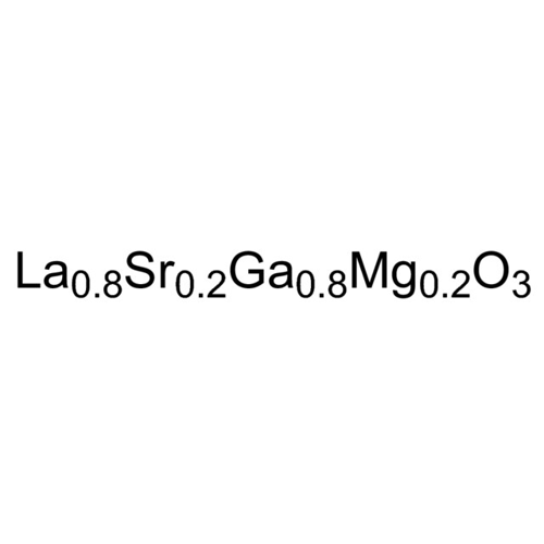 Lanthanum gallate, strontium and magnesium doped