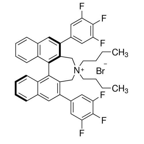 (11bR)-(–)-4,4-二丁基-4,5-二氢-2,6-双(3,4,5-三氟苯基)-3H-二萘[2,1-c:1′,2′-e]氮杂卓溴化物