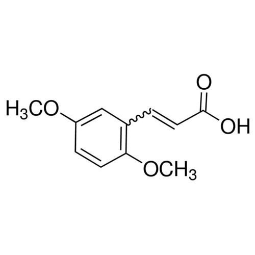2,5-二甲氧基肉桂酸，主要为反式