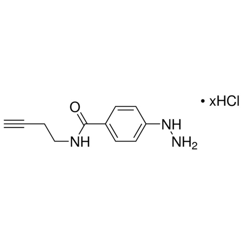 N-(But-3-yn-1-yl)-4-hydrazineylbenzamide hydrochloride