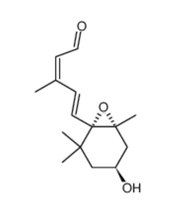 [1S-[1alpha(2Z,4E),4alpha,6alpha]]-5-(4-hydroxy-2,2,6-trimethyl-7-oxabicyclo[4.1.0]hept-1-yl)-3-meth,[1S-[1alpha(2Z,4E),4alpha,6alpha]]-5-(4-hydroxy-2,2,6-trimethyl-7-oxabicyclo[4.1.0]hept-1-yl)-3-methylpenta-2,4-dienal