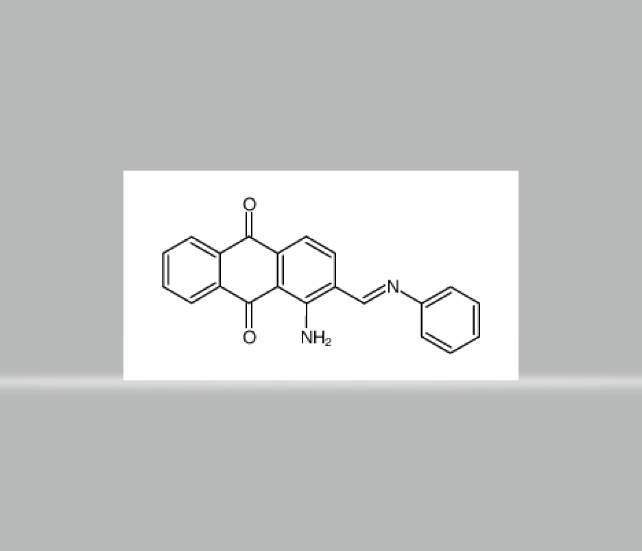 1-amino-2-[(phenylimino)methyl]anthraquinone,1-amino-2-[(phenylimino)methyl]anthraquinone