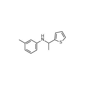3-甲基-N-(1-(噻吩-2-基)乙基)苯胺