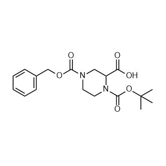 1-[(2-甲基丙-2-基)氧羰基]-4-苯基甲氧羰基哌嗪-2-羧酸