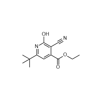 6-(叔丁基)-3-氰基-2-羟基异烟酸乙酯