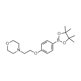 4-(2-(4-(4,4,5,5-四甲基-1,3,2-二氧硼杂环戊烷-2-基)苯氧基)乙基)吗啉