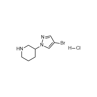 3-(4-溴-1H-吡唑-1-基)哌啶盐酸盐