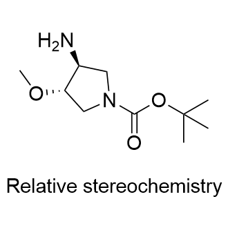 反式-3-氨基-4-甲氧基吡咯烷-1-甲酸叔丁酯