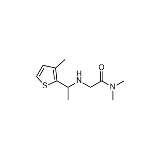 N,N-二甲基-2-((1-(3-甲基噻吩-2-基)乙基)氨基)乙酰胺