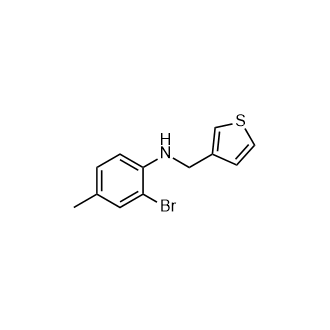 2-溴-4-甲基-N-(噻吩-3-基甲基)苯胺