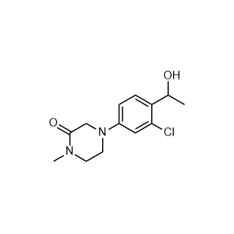 4-[3-氯-4-(1-羟乙基)苯基]-1-甲基哌嗪-2-酮