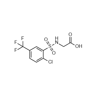 2-[2-氯-5-(三氟甲基)苯磺酰胺]乙酸