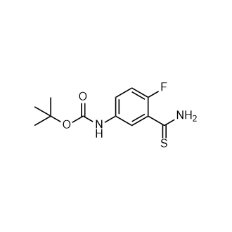 (3-氨基甲硫酰基-4-氟苯基)氨基甲酸叔丁酯