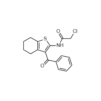 N-(3-苯甲酰-4,5,6,7-四氢-1-苯并噻吩-2-基)-2-氯乙酰胺