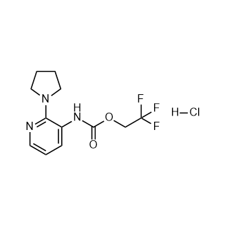 2,2,2-三氟乙基N-[2-(吡咯烷-1-基)吡啶-3-基]氨基甲酸酯盐酸盐