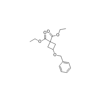 3-(苄氧基)环丁烷-1,1-二甲酸二乙酯