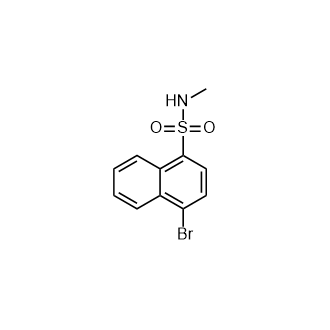 4-溴-N-甲基萘-1-磺酰胺