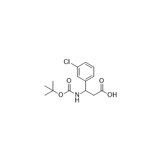 3-N-叔丁氧基羰基-3-(3-氯-苯基)-丙酸