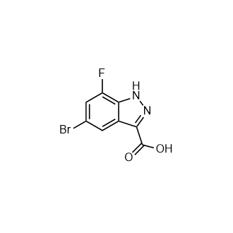 5-溴-7-氟-1H-吲唑-3-甲酸