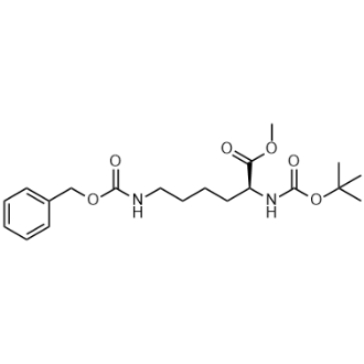 N6-((苄氧基)羰基)-N2-(叔丁氧基羰基)-L-赖氨酸甲酯