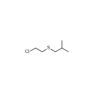 1-[(2-氯乙基)硫烷基]-2-甲基丙烷