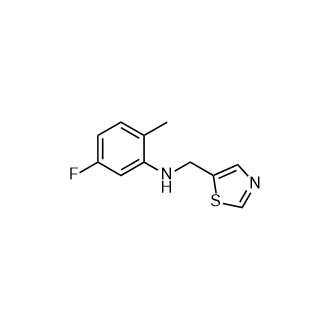 5-氟-2-甲基-N-(噻唑-5-基甲基)苯胺