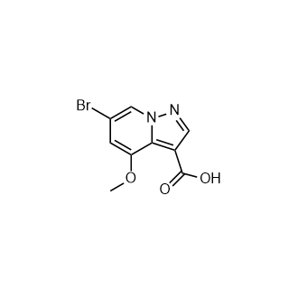 6-溴-4-甲氧基吡唑并[1,5-a]吡啶-3-羧酸