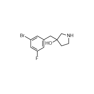 3-(3-溴-5-氟苄基)吡咯烷-3-醇