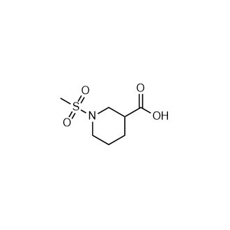 1-(甲基磺酰基)哌啶-3-羧酸