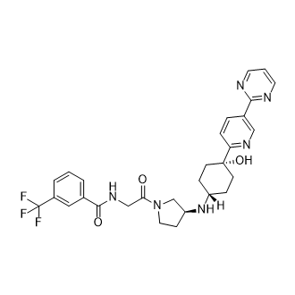 N-(2-((S)-3-(((1R,4S)-4-羥基-4-(5-(嘧啶-2-基)吡啶-2-基)環(huán)己基)氨基)吡咯烷-1-基)-2-氧代乙基)-3-(三氟甲基)苯甲酰胺