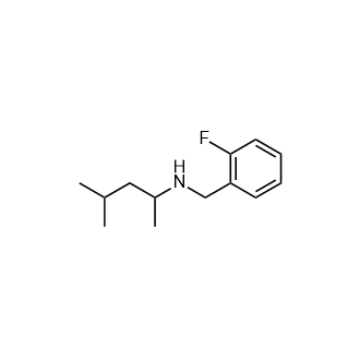 N-(2-氟苄基)-4-甲基戊-2-胺